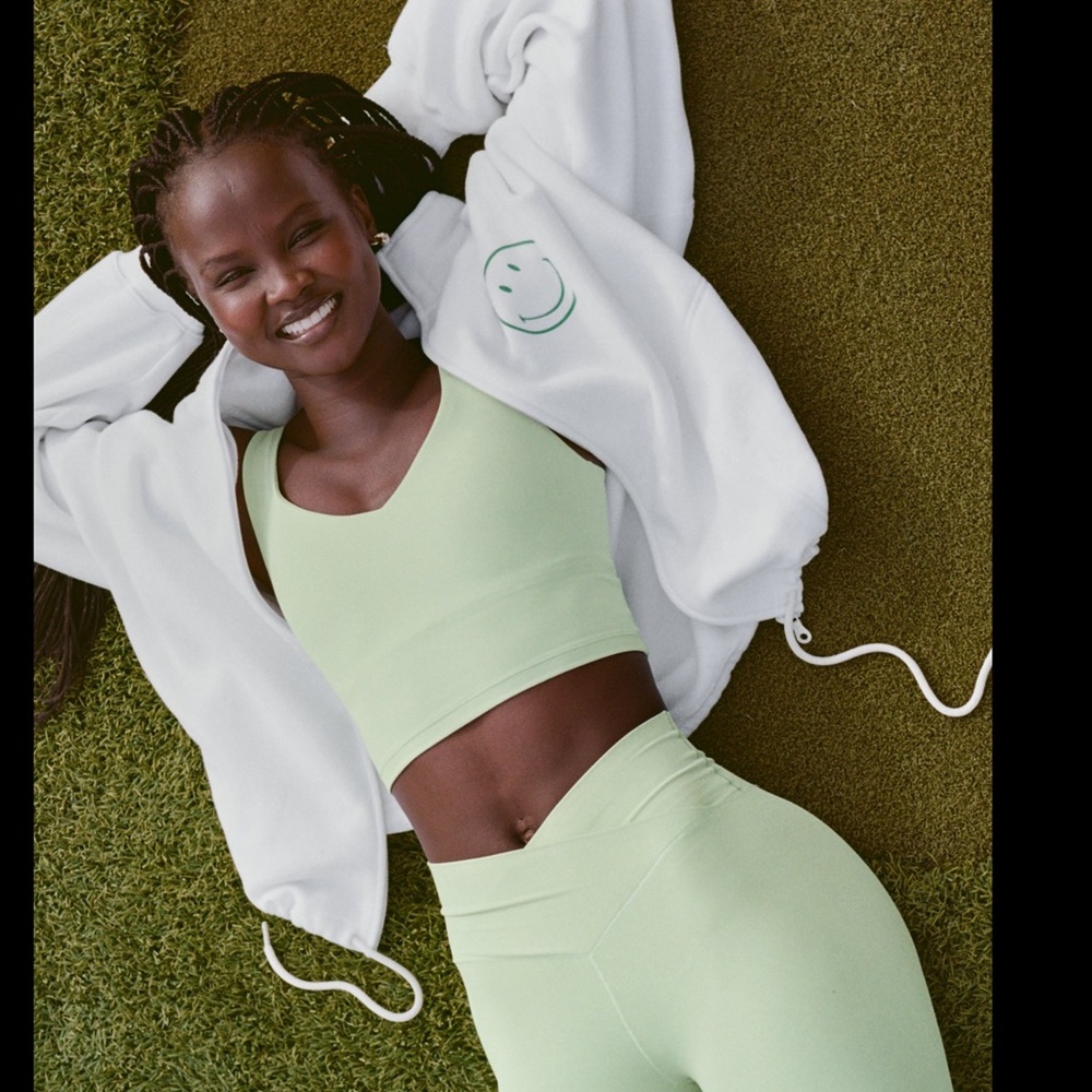 OFFLINE By Aerie 
Smiley® Cloud Fleece Seamed
Full Zip Jacket